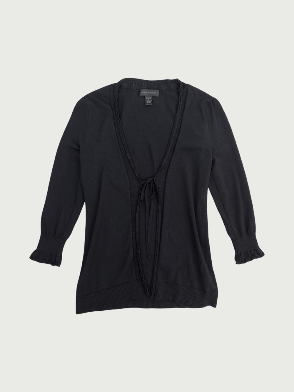 Tie Front Flyaway Cardigan Top